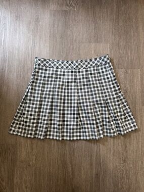 H&M Plaid Mini Skirt Size 14